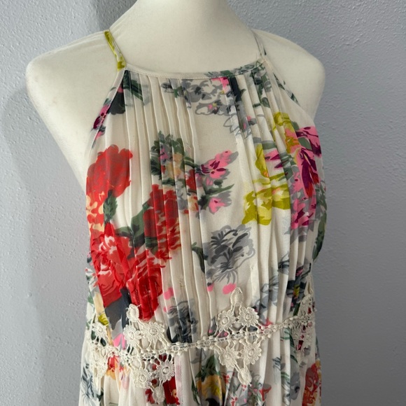 Anthropologie Ranna Gill floral lace baby doll dress xs - Picture 2 of 9